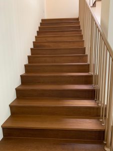 Burmese Teak Wood Stairs @ 31 Mugliston Park