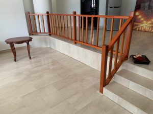Chengal Wood Safety Railing @ The Rivershire