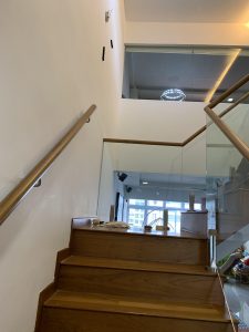 Burmese Teak Handrail at Towner Road