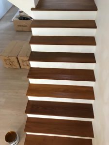 Burmese Teak Stair Treads at 104A Ang Mo Kio Street 11