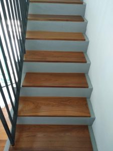 Burmese Teak Wood Stair Treads at Treelodge