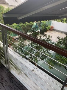 Chengal Wood Handrail at Chiap Guan Avenue