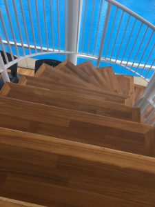 Teak Stairs at Kovan Melody