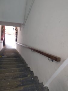Burmese Teak Wood Handrail for Shophouse @ Havelock Road