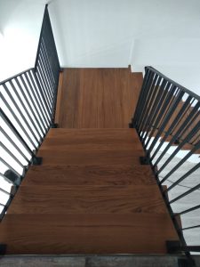 Burmese Teak Wood Stairs @ 125 Tampines Street 11