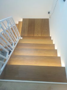 Burmese Teak Wood Stairs @ 603 Elias Road