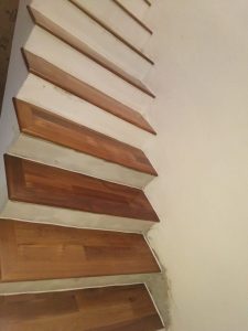 Burmese Teak Strips for Staircase @ 56 Jalan Mamor 4
