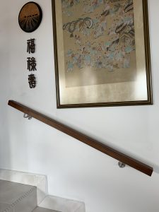 Burmese Teak (Walnut) Handrail @ Teresa Ville