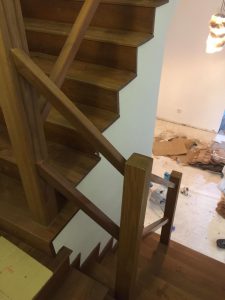 Nyatoh Wood Handrail @ 29A Glasgow Road