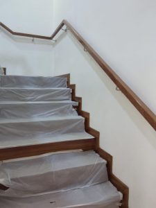 Nyatoh Wood Handrail @ 51 Ellington Square