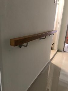 Teak Square Wood Handrail @ 94C Bedok North Avenue 4