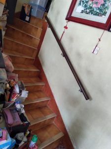Burmese Teak Wood Handrail @ Taman Mas Merah
