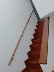 Burmese Teak Wood Handrail @ Elite Terrace